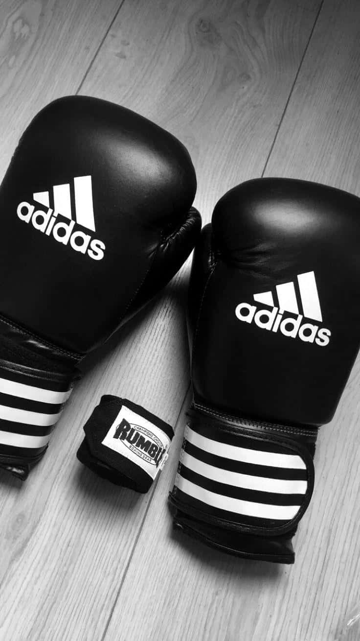 Adidas Boxing Glovesand Wraps Wallpaper