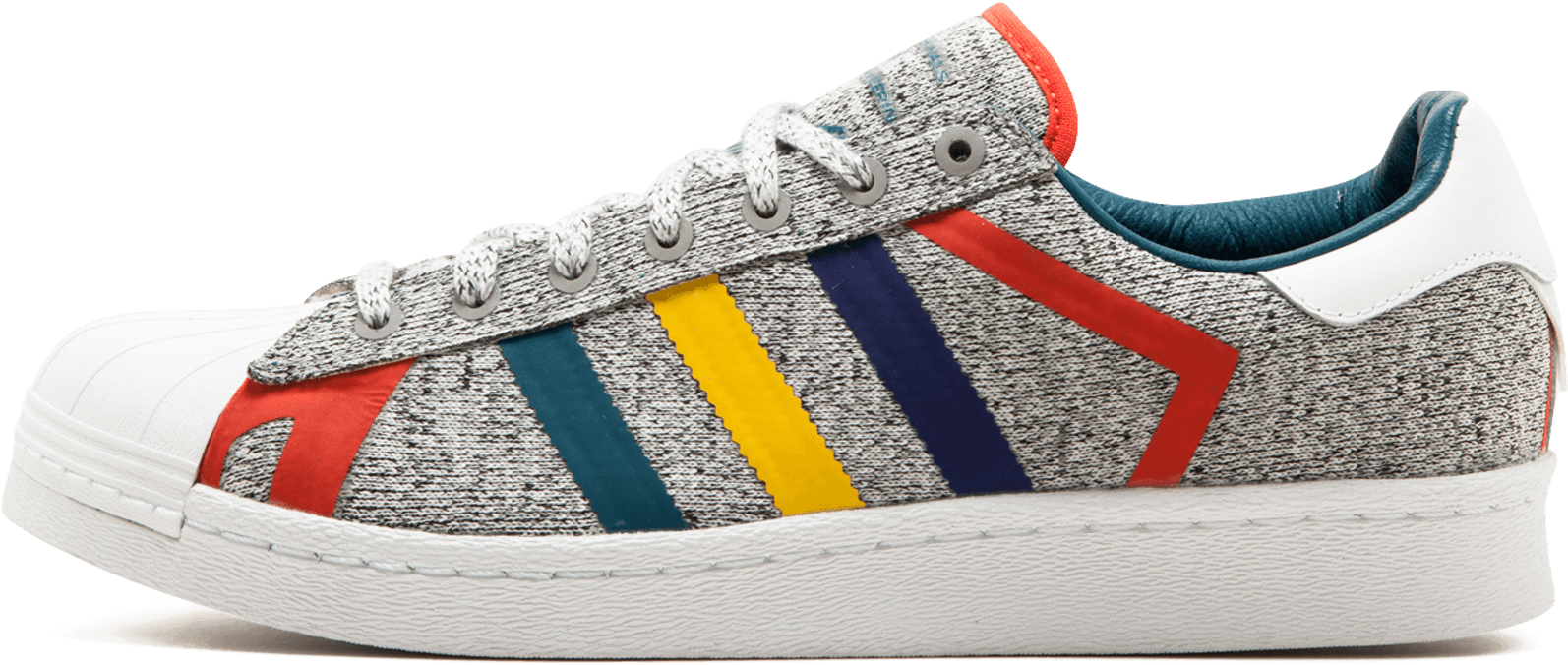 Adidas Colorful Stripes Sneaker PNG