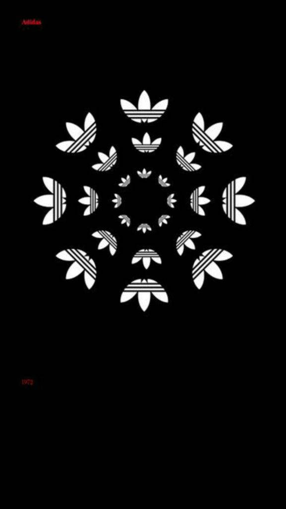 Adidas Iphone Logo In Circular Pattern