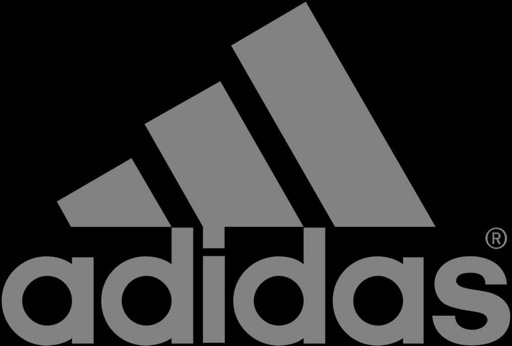 Adidas Logo Black Background PNG
