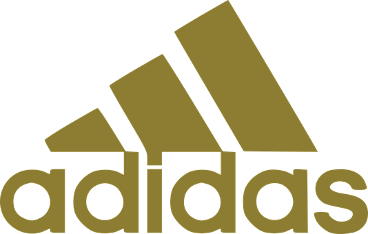 Adidas Logo Black Background PNG