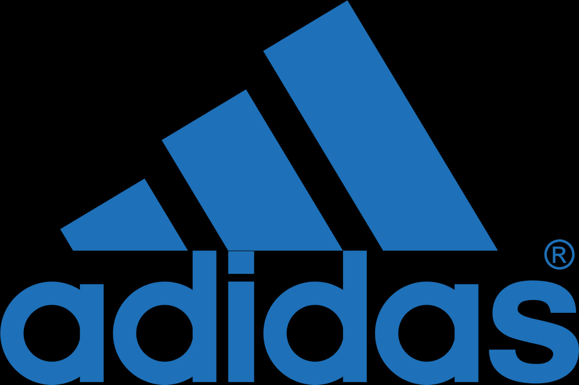 Adidas Logo Blue Background PNG