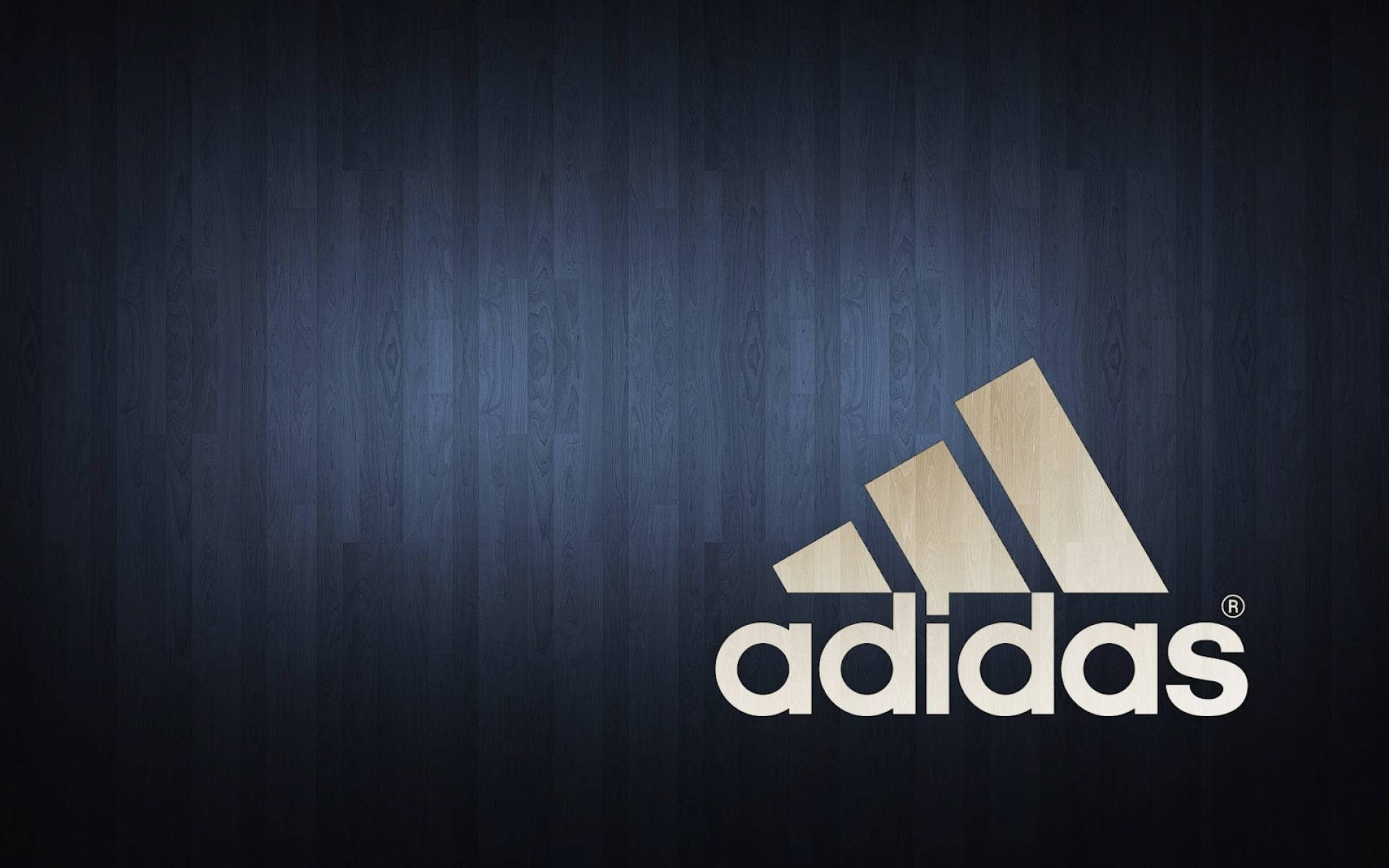 Adidas Logo Blue Wood
