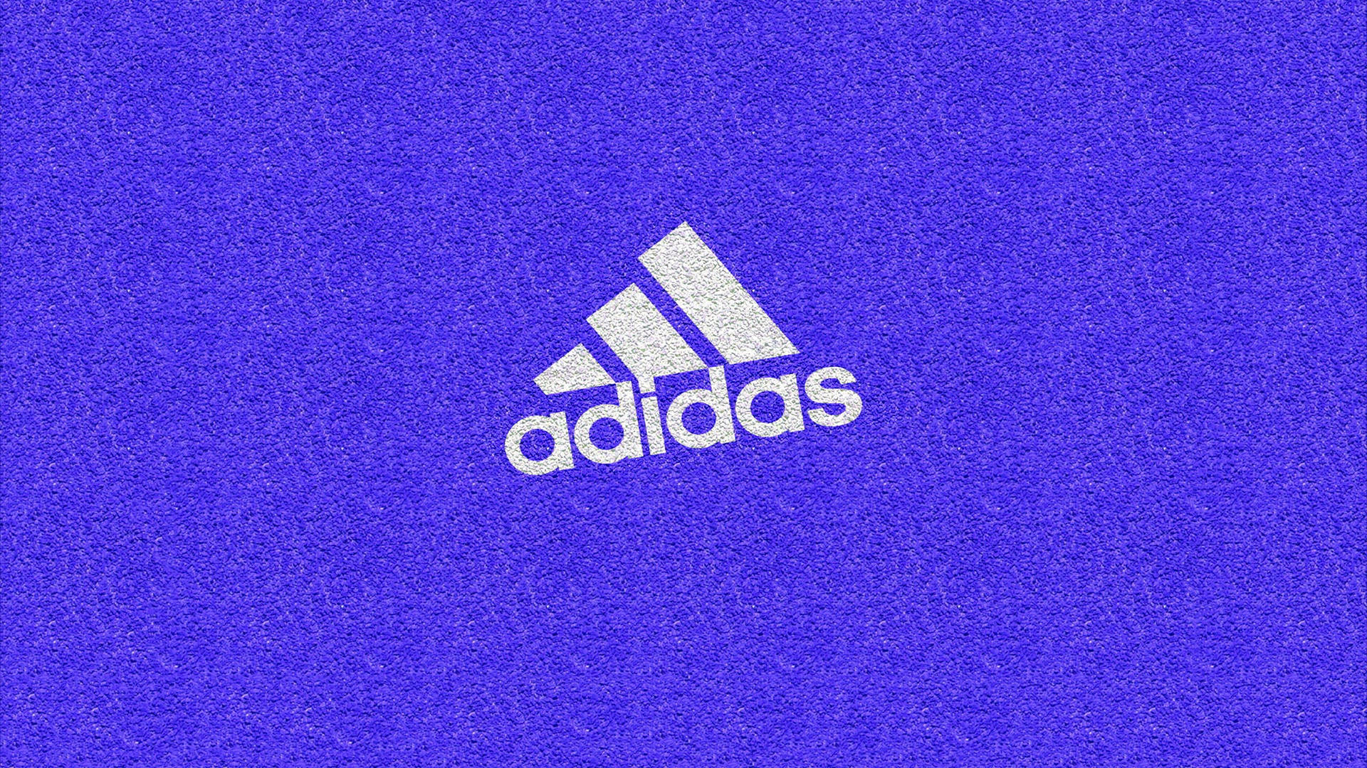 The iconic Adidas logo in purple Wallpaper