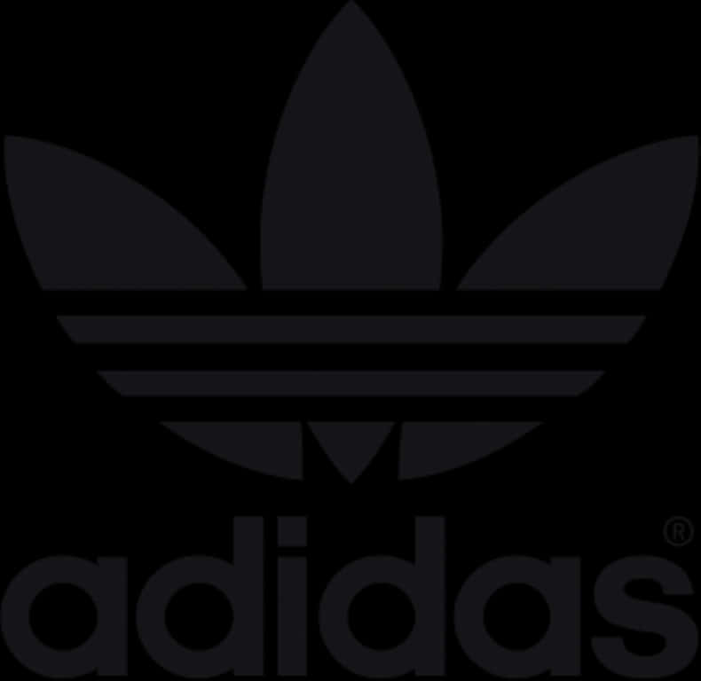 Adidas Originals Logo Black PNG