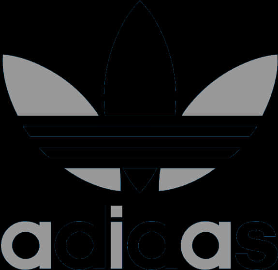 Download Adidas Trefoil Logo Black | Wallpapers.com