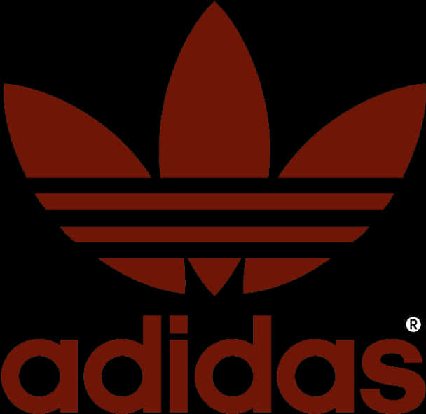 Adidas Trefoil Logo Dark Background PNG
