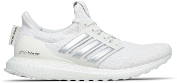 Adidas Ultra Boost Running Shoe White PNG