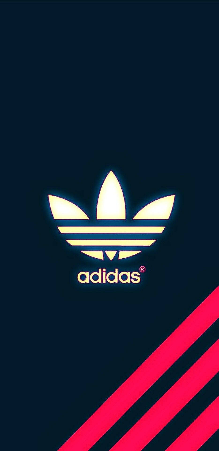 Adidasweißes Logo Marken Wallpaper