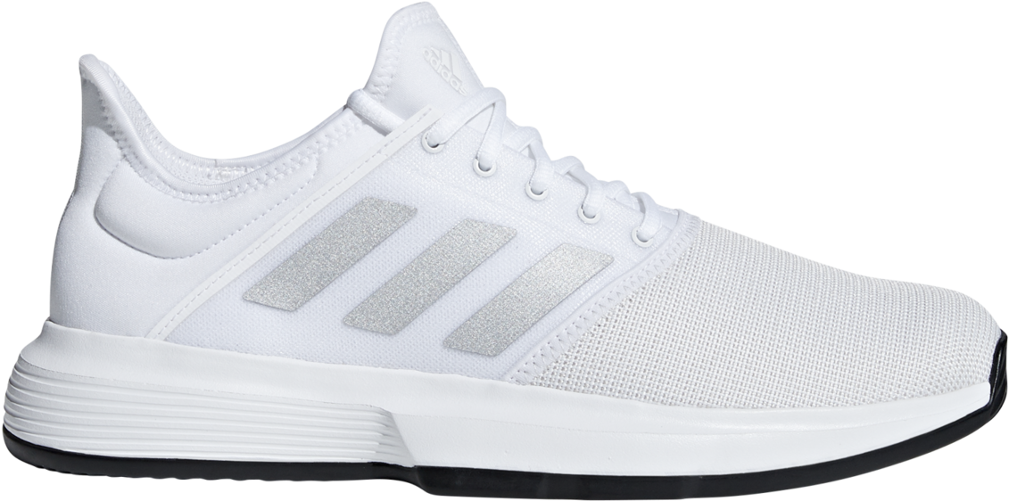Adidas White Sneaker Side View PNG