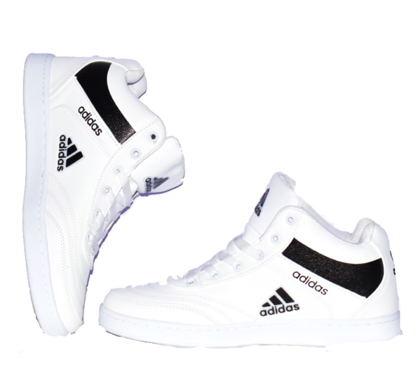 Adidas White Sneakers Floating PNG