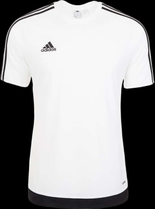 Adidas White Sport Shirt PNG