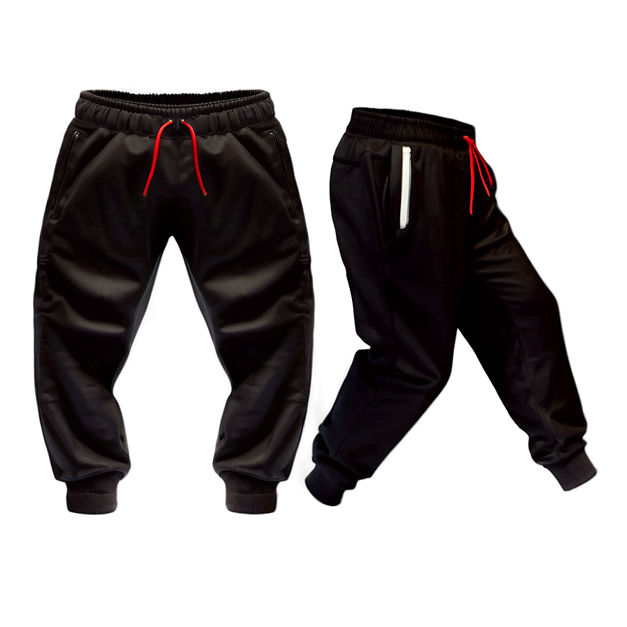 Adjustable Black Sweatpants Png 43 PNG