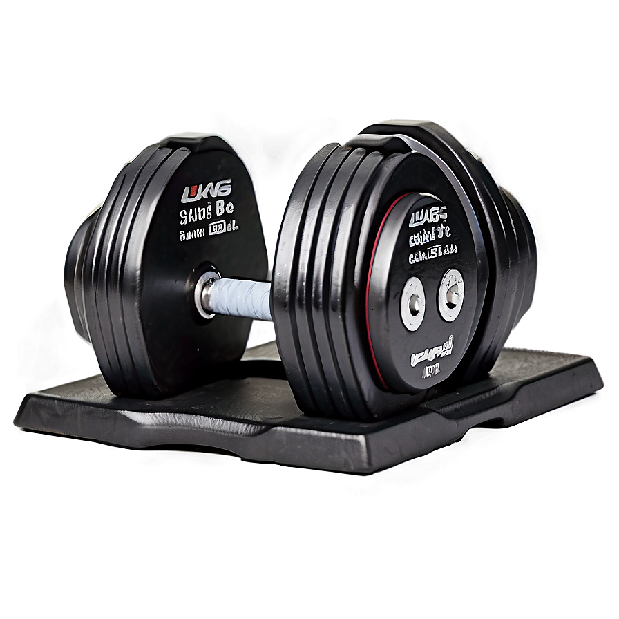 Adjustable Dumbbell Set Png 05252024 PNG