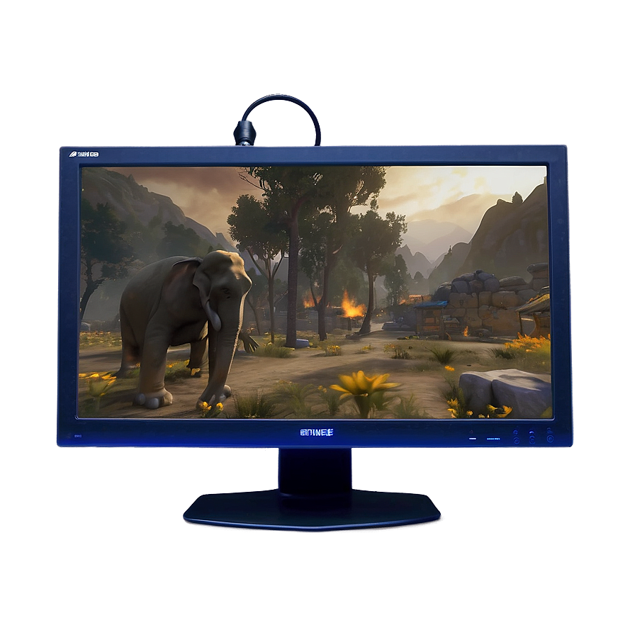Adjustable Gaming Monitor Png 06212024 PNG
