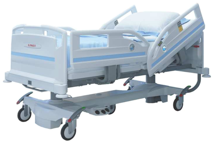 Adjustable Hospital Bed Isolated PNG