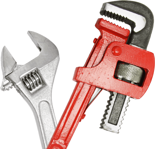 Adjustable Wrenches Crossed Plumbing Tools PNG
