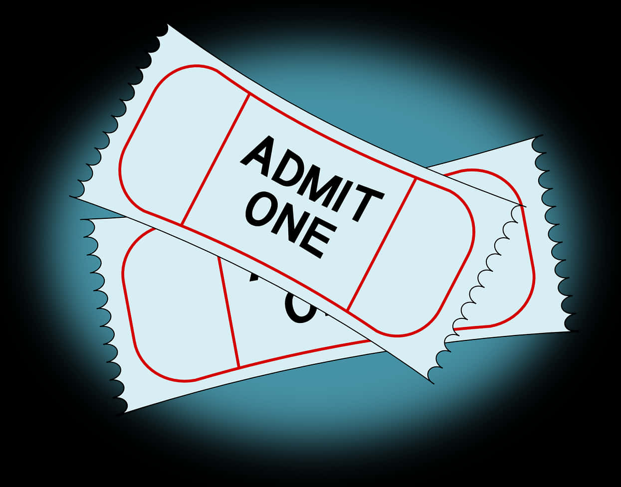 Download Admit One Ticket Illustration | Wallpapers.com