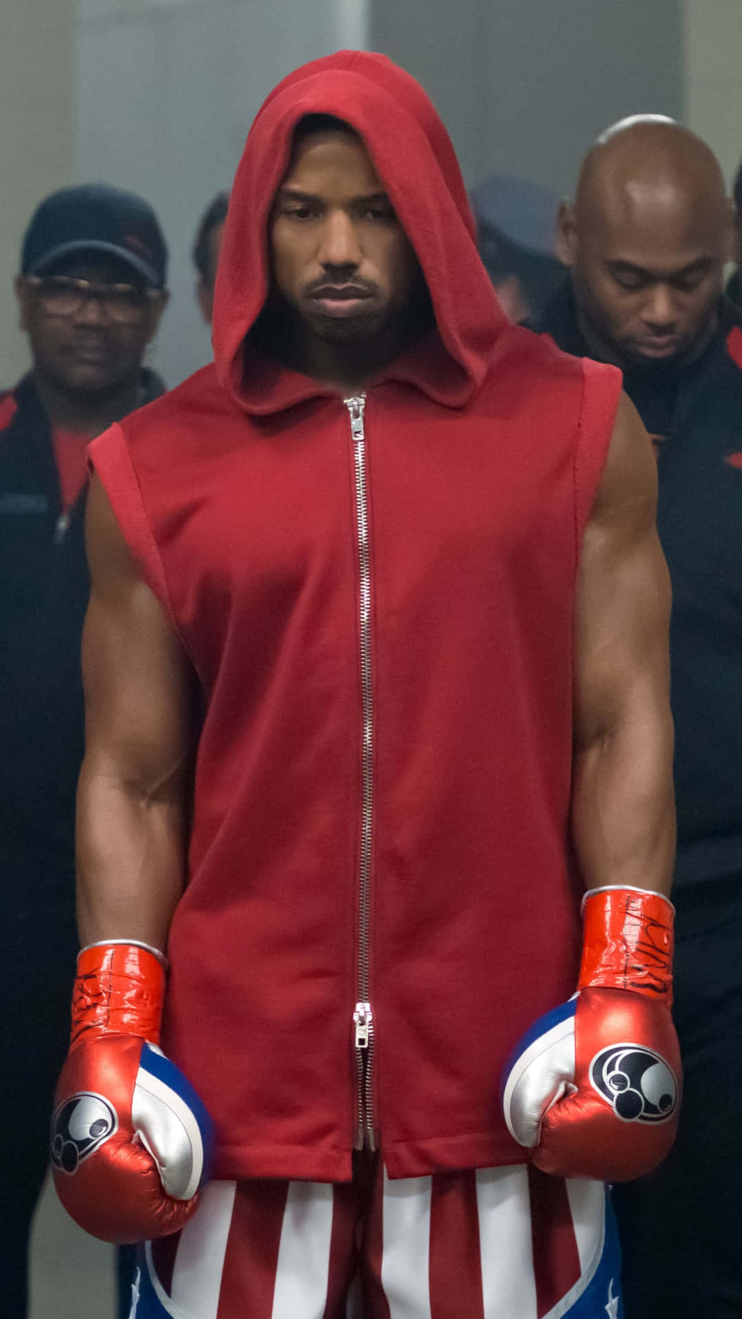 Adonis Creed Boxing Focus Wallpaper