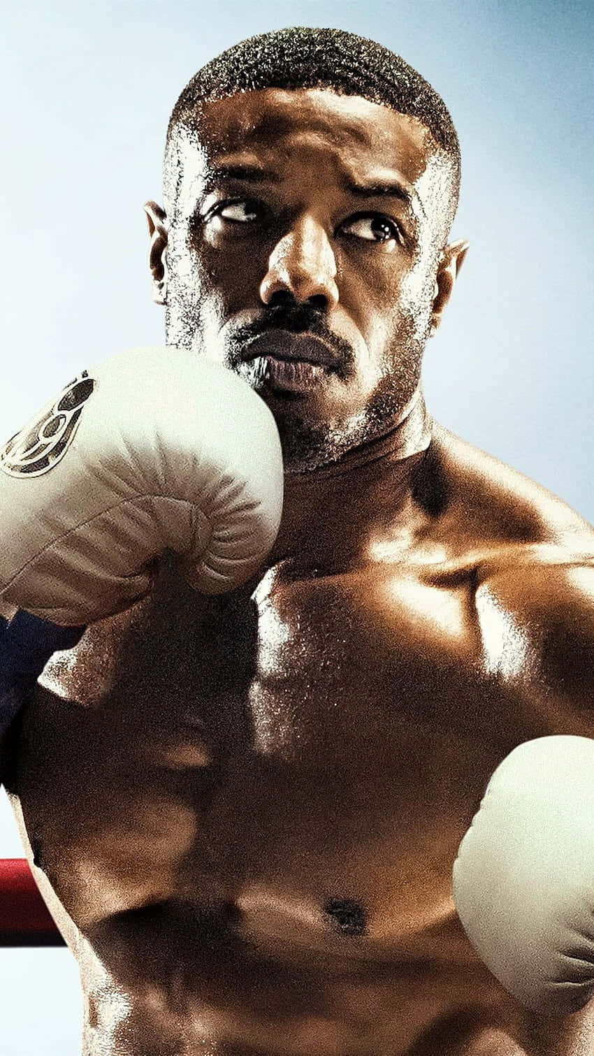 Adonis Creed Boxing Focus Wallpaper