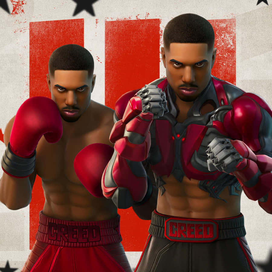 Adonis Creed Boxing Pose Wallpaper