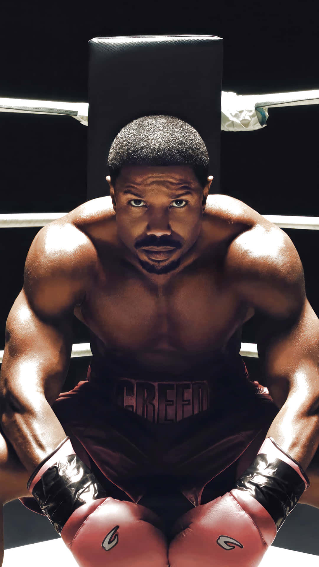 Adonis Creed Boxing Ring Intensity Wallpaper