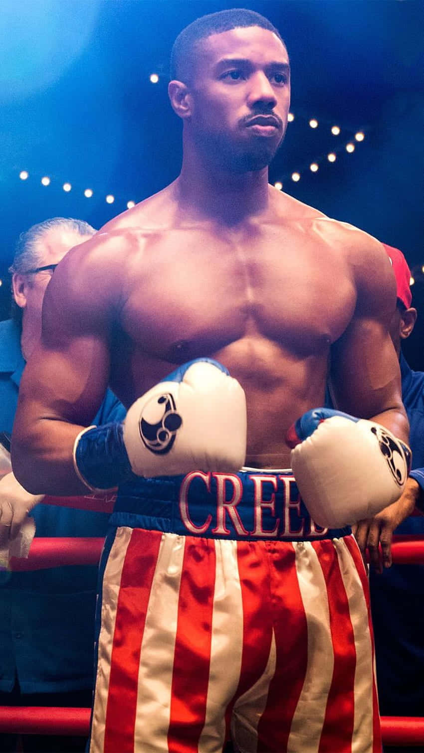 Adonis Creed Boxing Ring Presence Wallpaper
