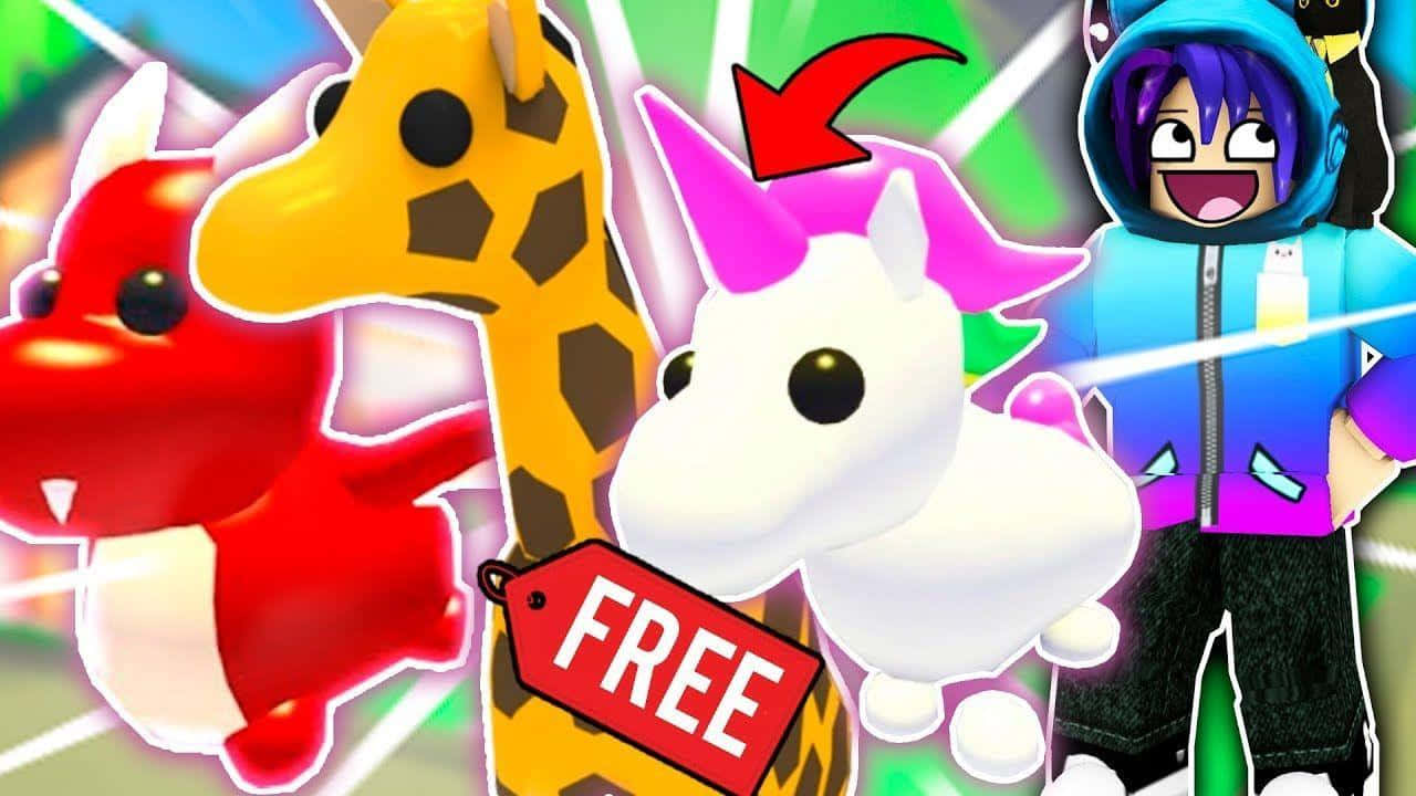 Free Giraffes And Zebras In A Game