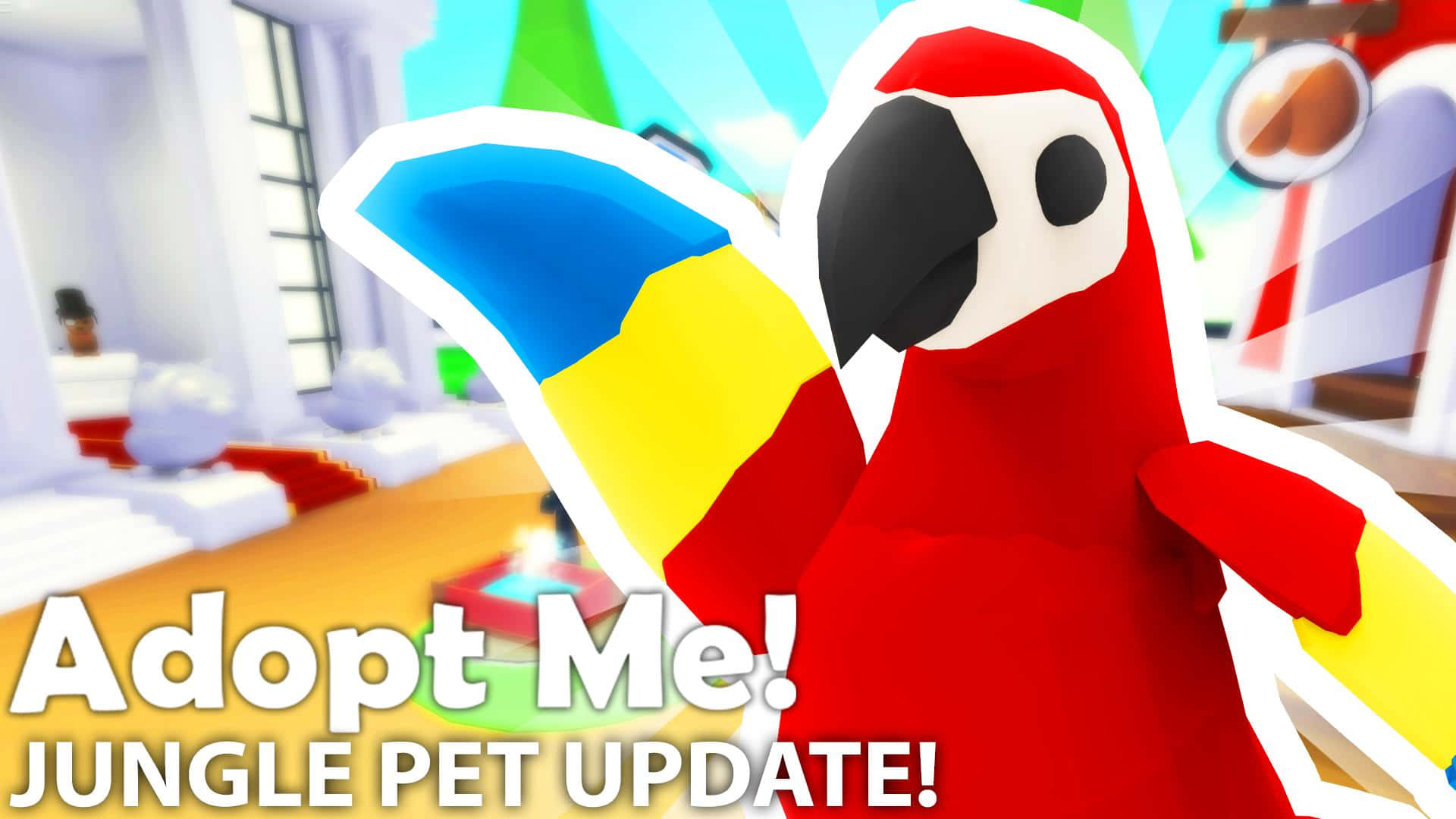 Likable Pet Parrot Roblox Adopt Me Background