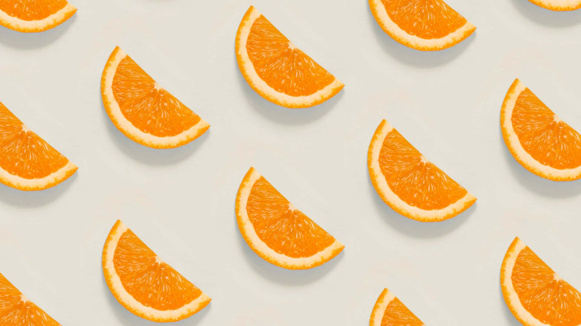 Adorabilesfondo Arancione Con Deliziosi Motivi