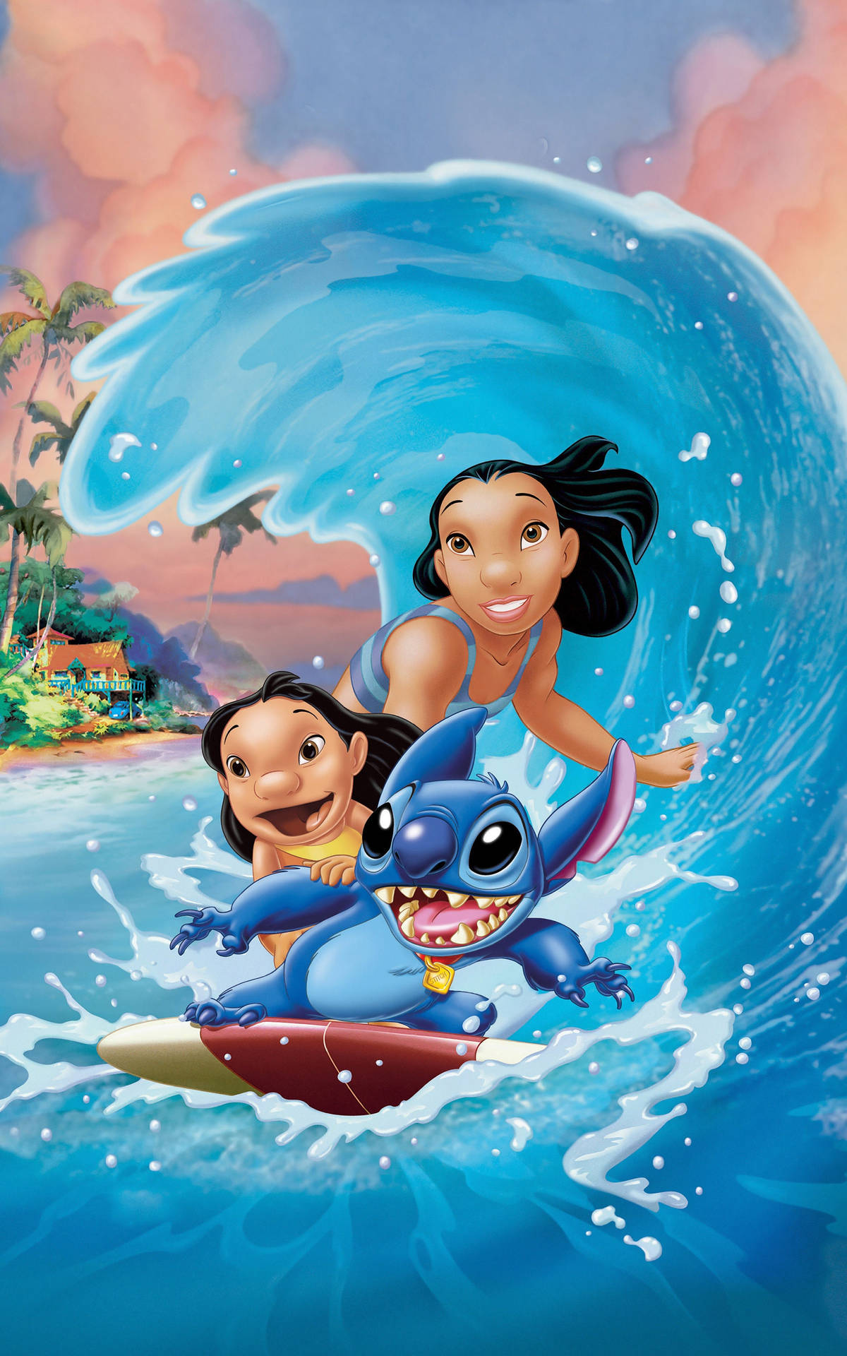 Adorable 3d Render Of Character Stitch From Disney's Lilo And Stitch Wallpaper