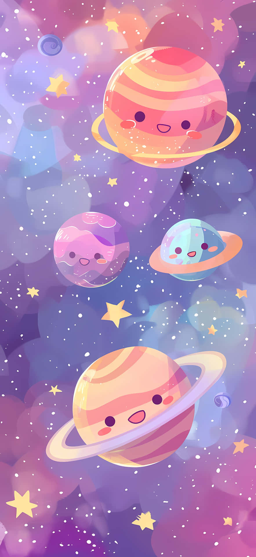 Adorable_ Animated_ Planets Wallpaper