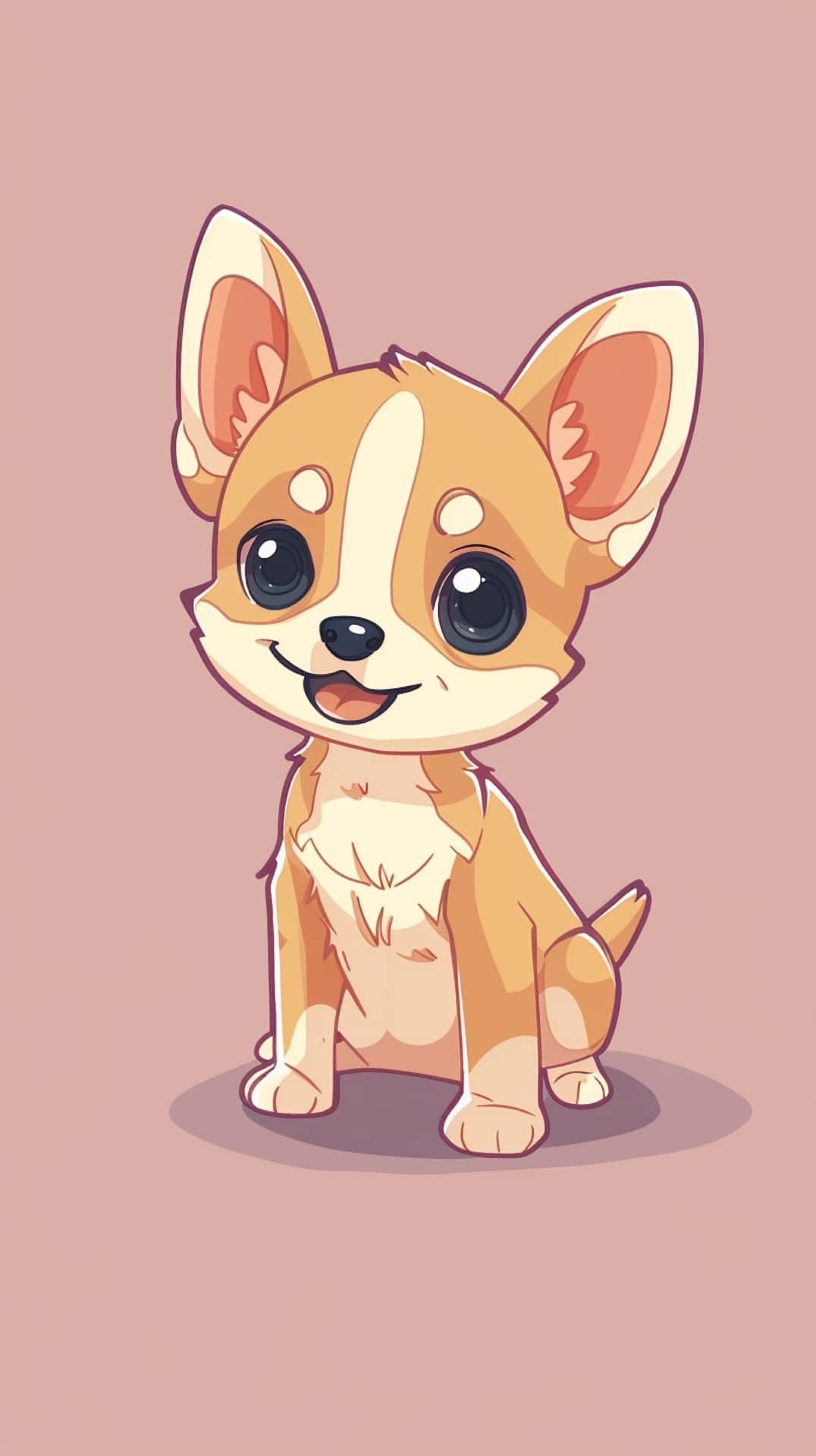 Download Adorable Anime Corgi Puppy Wallpaper | Wallpapers.com