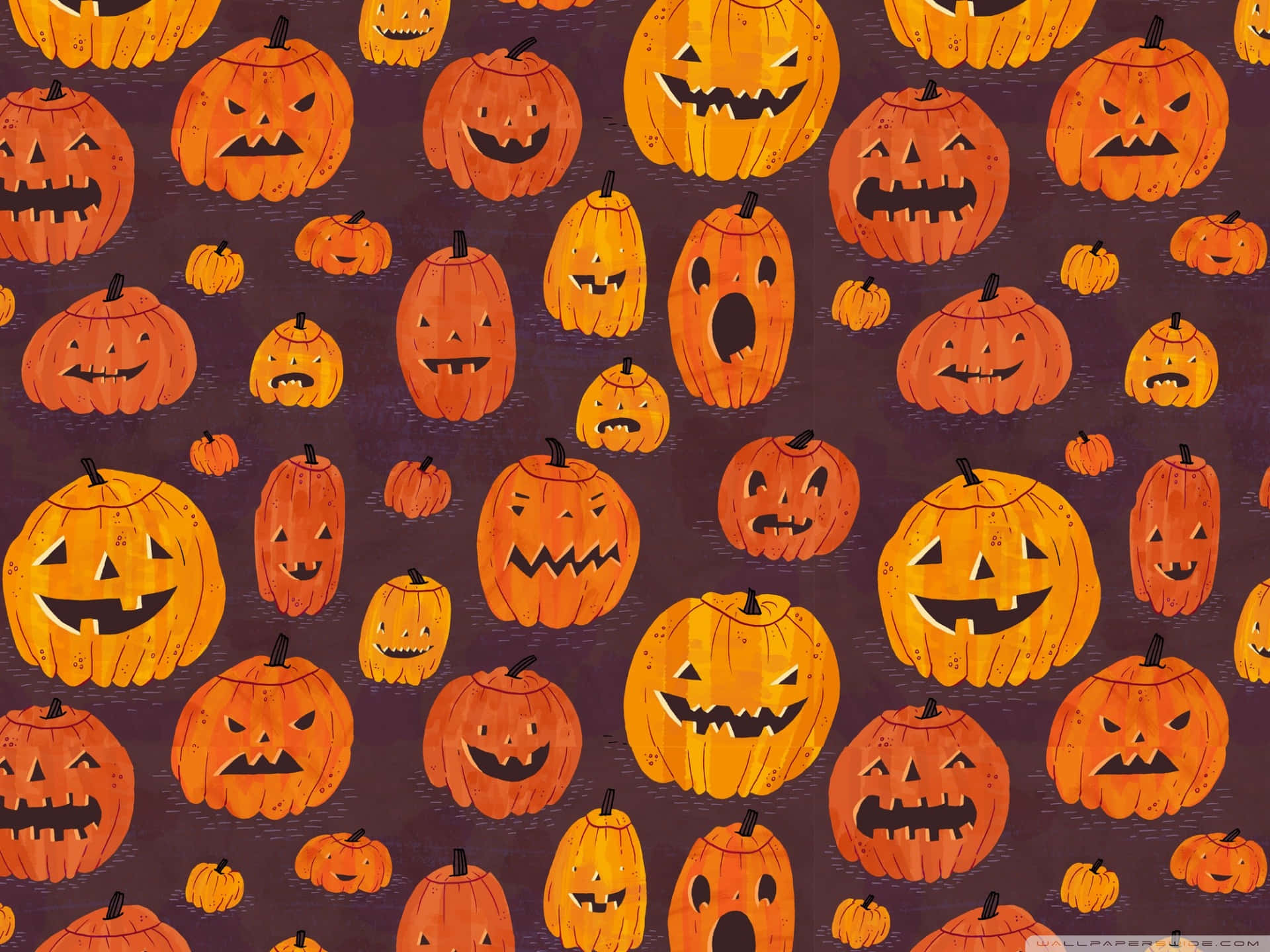 Adorable Autumn Vibes With Cute Pumpkin Background