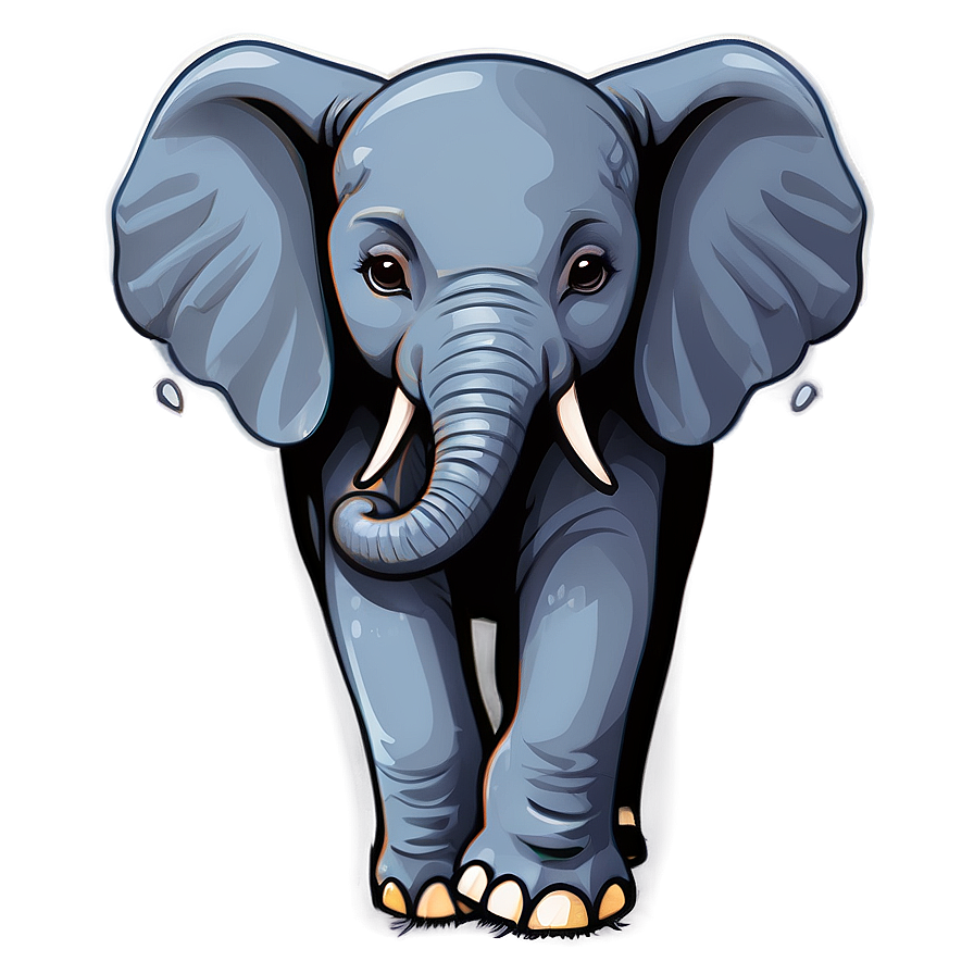 Adorable Baby Elephant Graphic Png 35 PNG