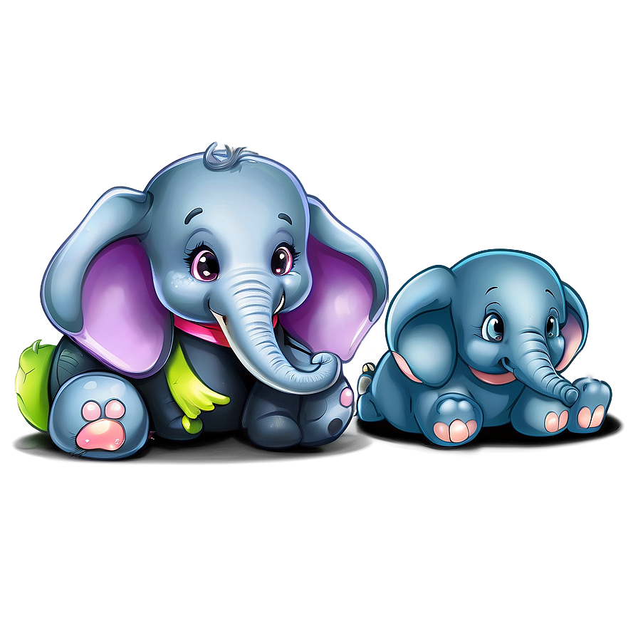 Adorable Baby Elephant Graphic Png Nqr PNG