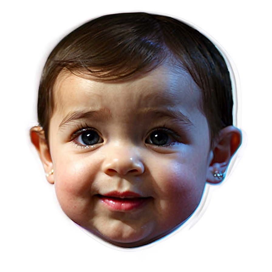 Adorable Baby Girl Png Obm55 PNG