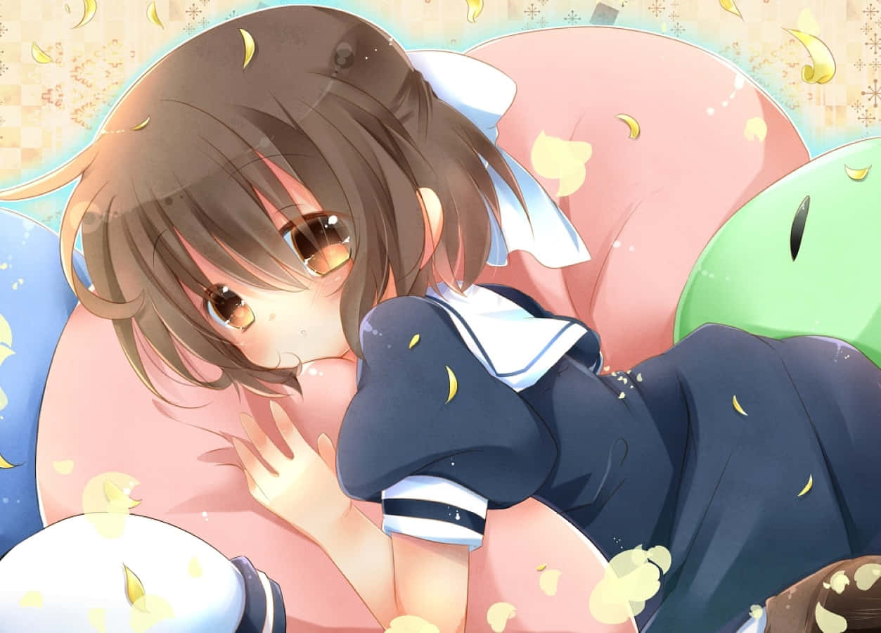Adorable Dango Family From Clannad Anime Wallpaper