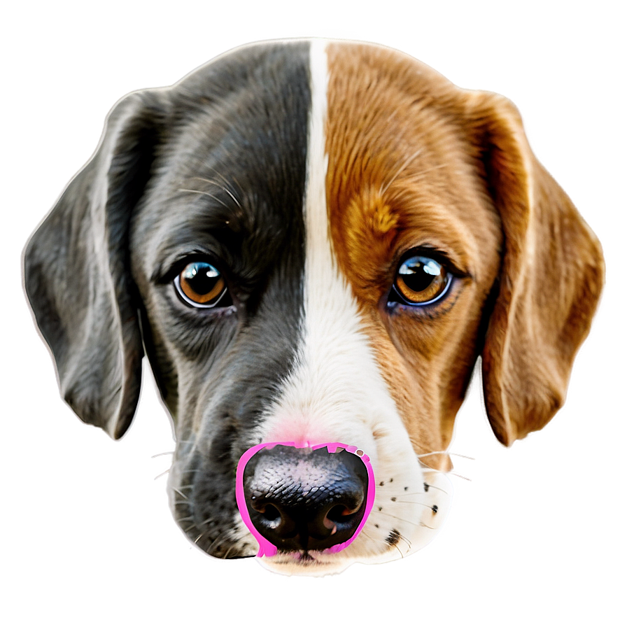 Adorable Dog Face Outline Png 38 PNG