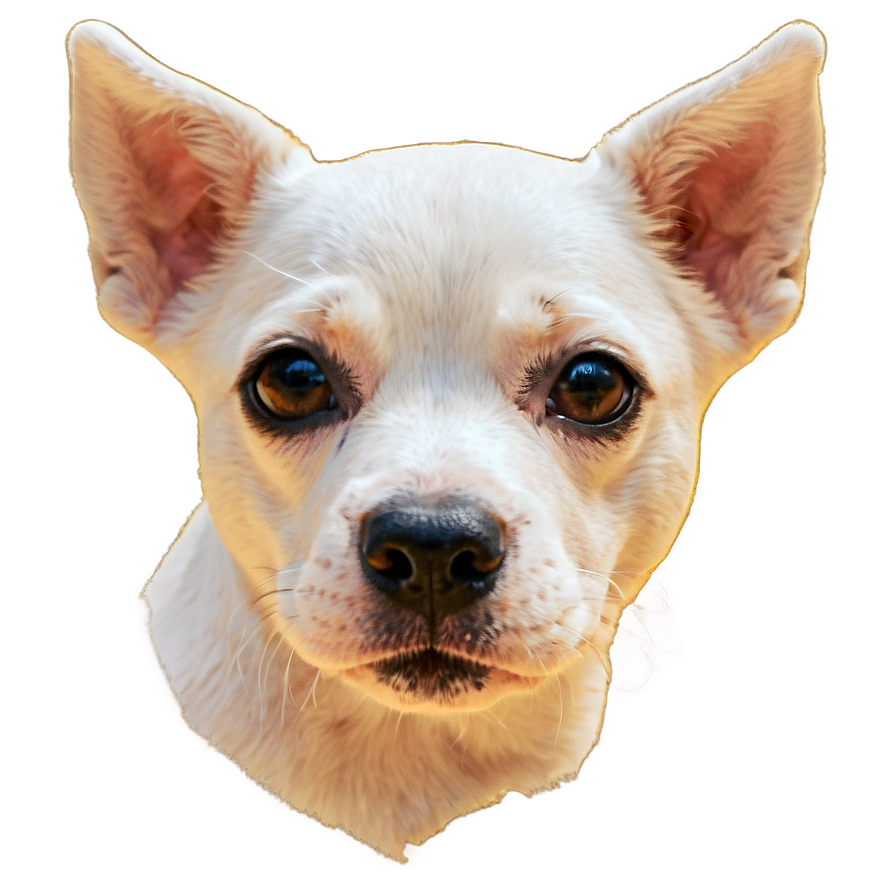 Adorable Dog Face Outline Png Rph PNG