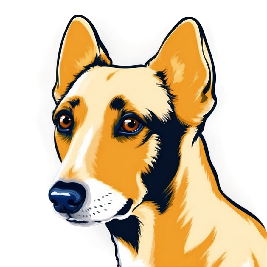 Adorable Dog Face Outline Png Xlr PNG