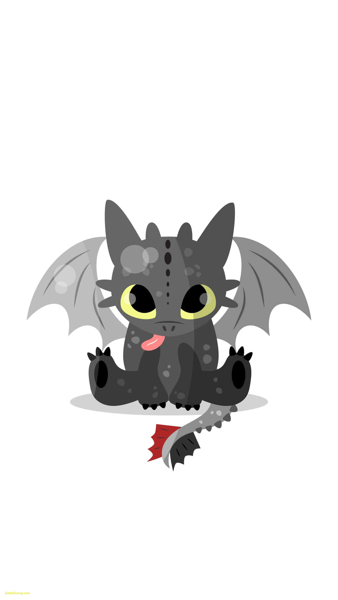 Adorable Dragon Kitten Art Wallpaper