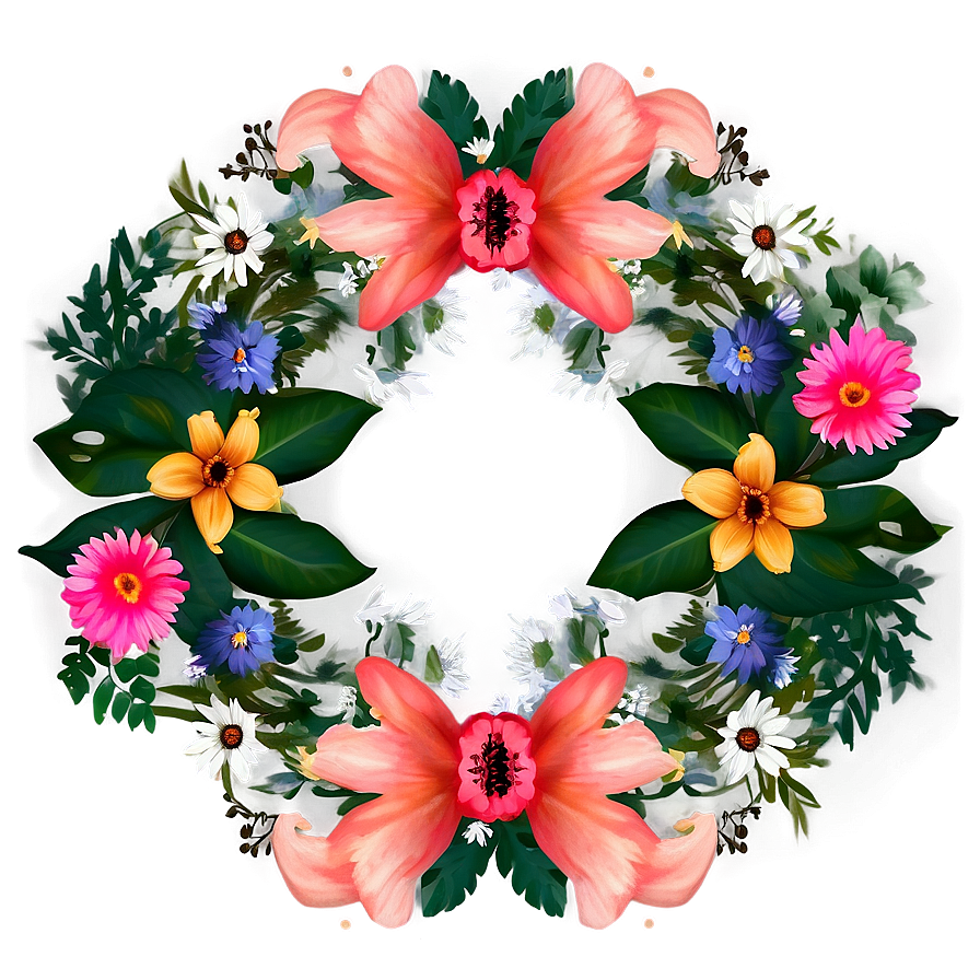 Adorable Floral Design Png Dnr PNG