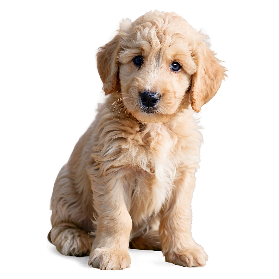 Adorable Goldendoodle Puppy Png 71 PNG