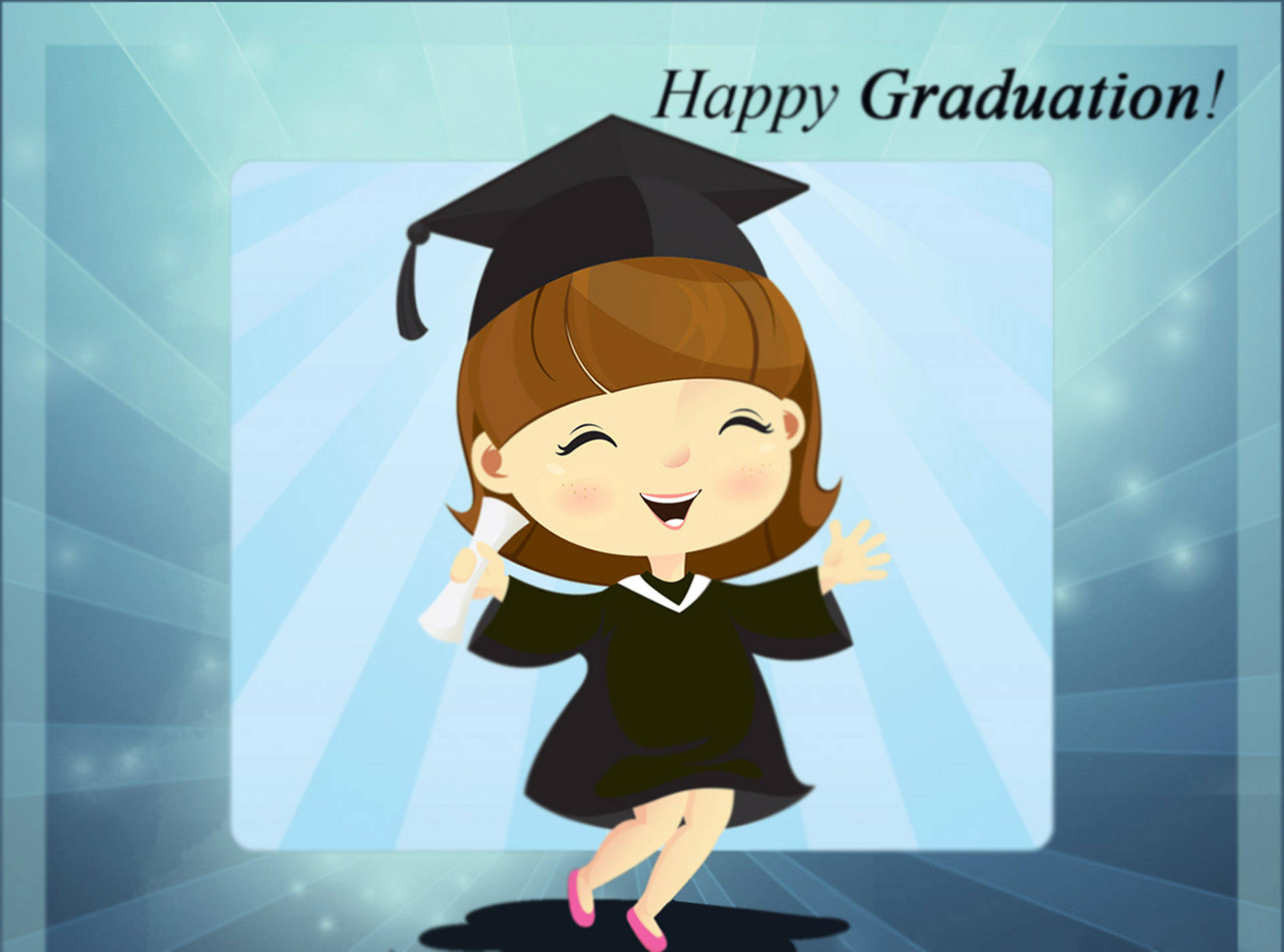 Picture of a Happy Graduation Day Wallpaper
