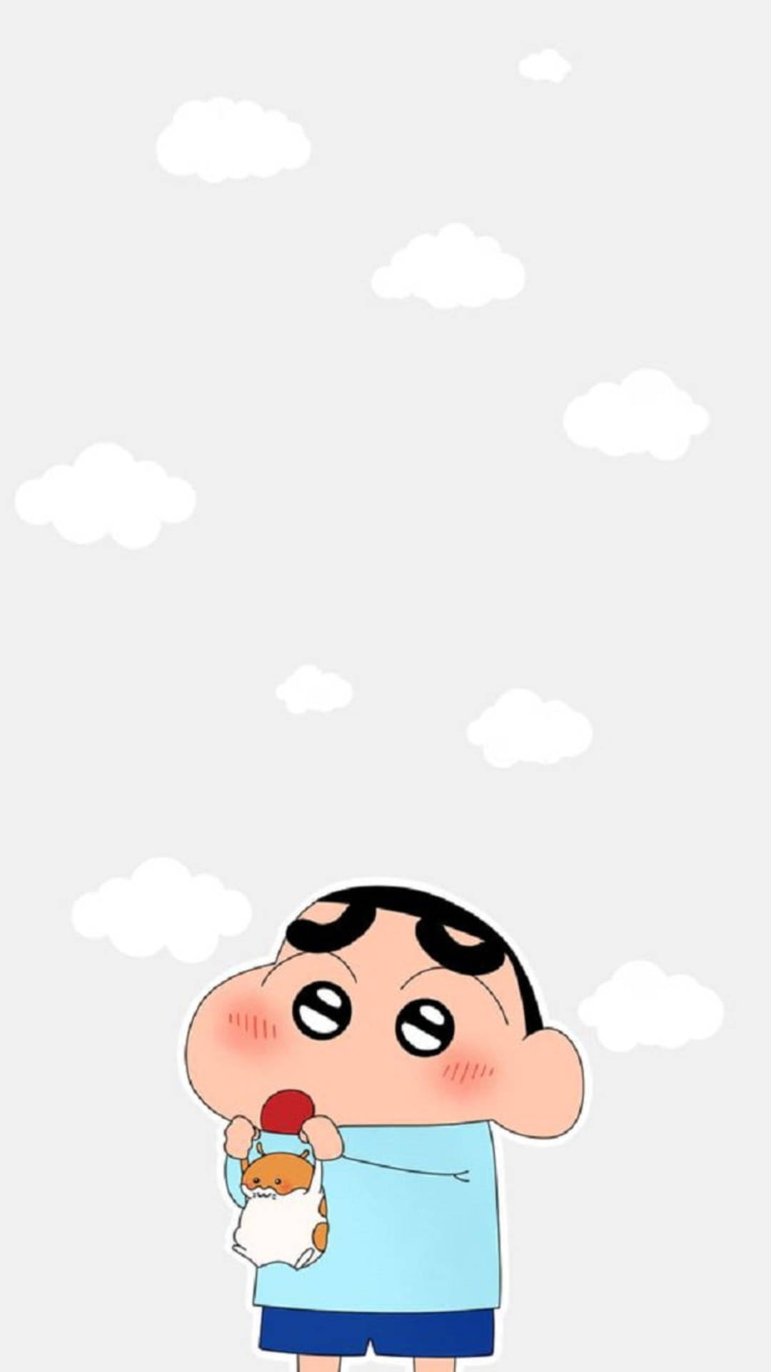 Adorable Hamster With Shinchan Aesthetic Picture