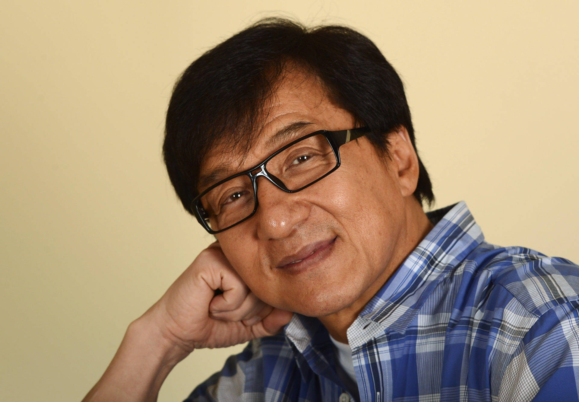 Sød Jackie Chan skildpadde animation. Wallpaper