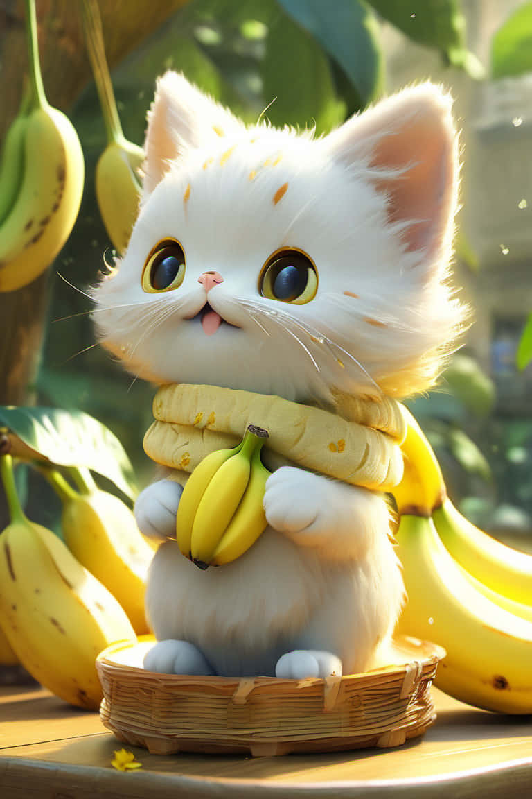 [100+] Banana Cat Wallpapers | Wallpapers.com