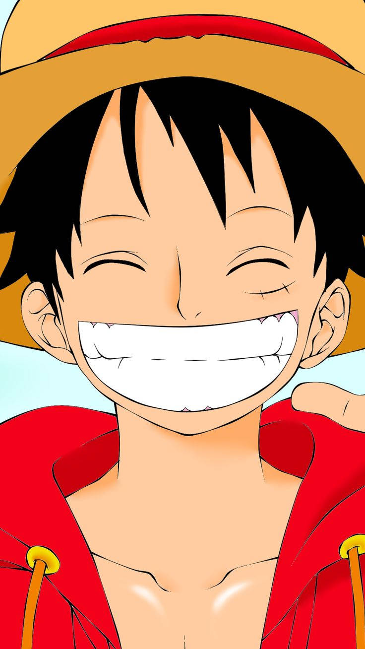 Sonrisaadorable De Luffy. Fondo de pantalla