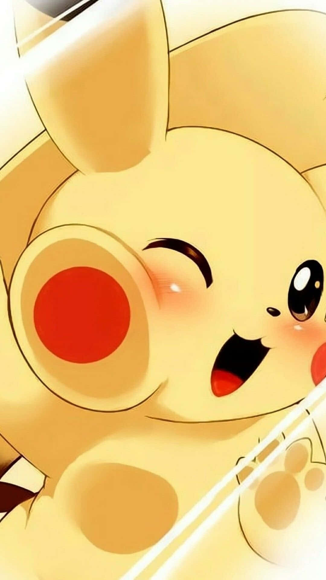 Adorable Pikachu Closeup Wallpaper